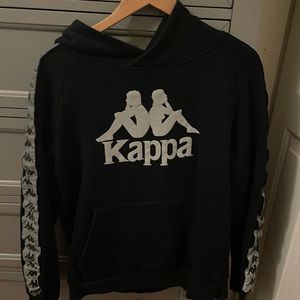 Kappa Hoodie Black- Large men